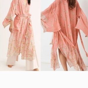 Spell Blush Floral Robe & Spell Last Drinks Strappy